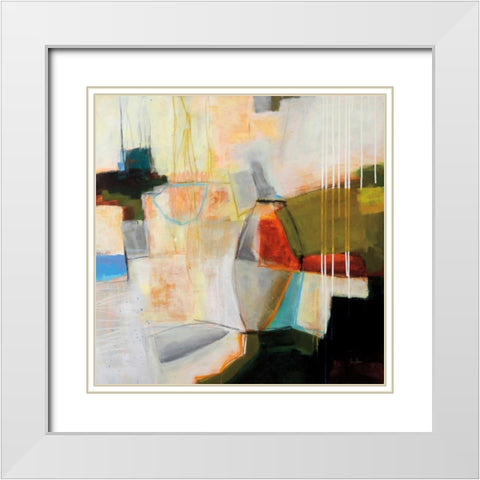 Bell Island Cove White Modern Wood Framed Art Print with Double Matting by Davies, Jane