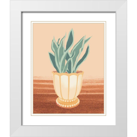 The Great Indoors II Warm White Modern Wood Framed Art Print with Double Matting by Gallagher, Megan