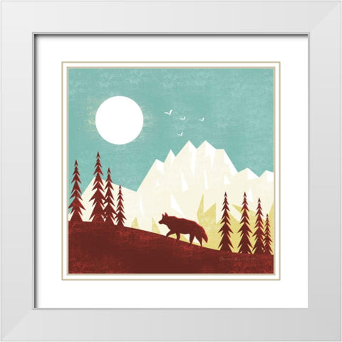 Great Outdoors IV White Modern Wood Framed Art Print with Double Matting by Escalante, Omar