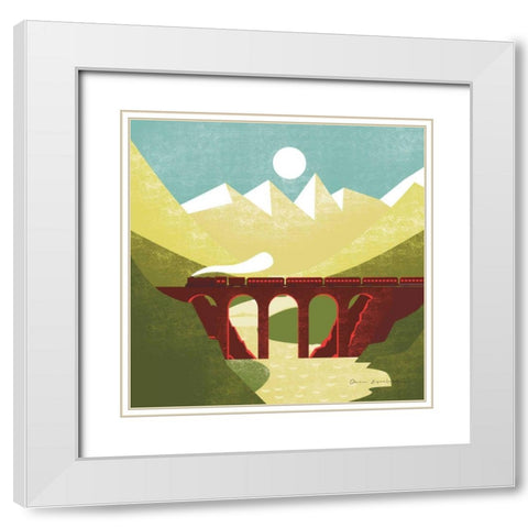 Great Outdoors VI White Modern Wood Framed Art Print with Double Matting by Escalante, Omar