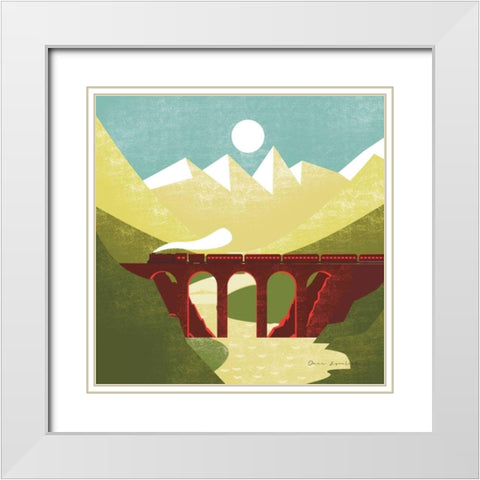 Great Outdoors VI White Modern Wood Framed Art Print with Double Matting by Escalante, Omar