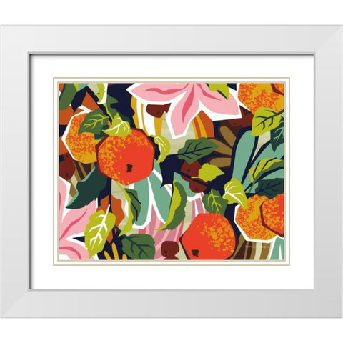 Apple Orchard I White Modern Wood Framed Art Print with Double Matting by Gallagher, Megan