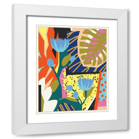 Born in the 80s White Modern Wood Framed Art Print with Double Matting by Gallagher, Megan