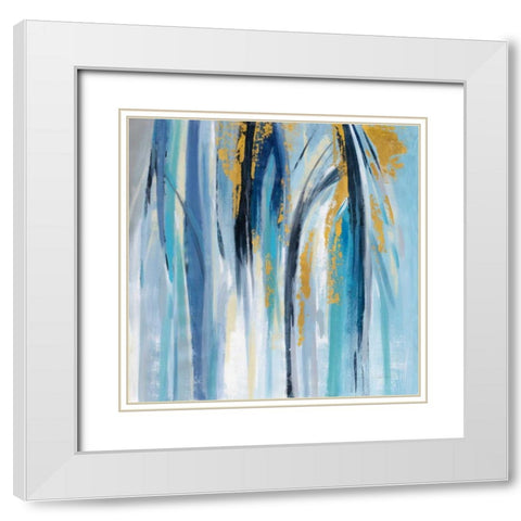 Organ Music White Modern Wood Framed Art Print with Double Matting by Vassileva, Silvia