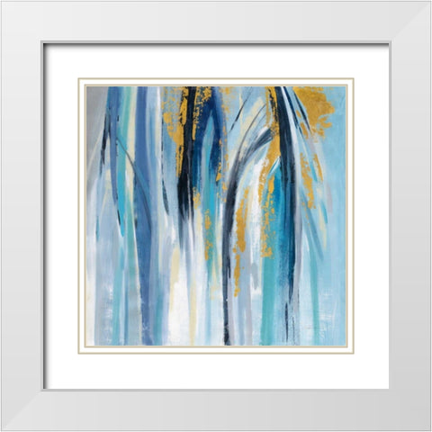 Organ Music White Modern Wood Framed Art Print with Double Matting by Vassileva, Silvia