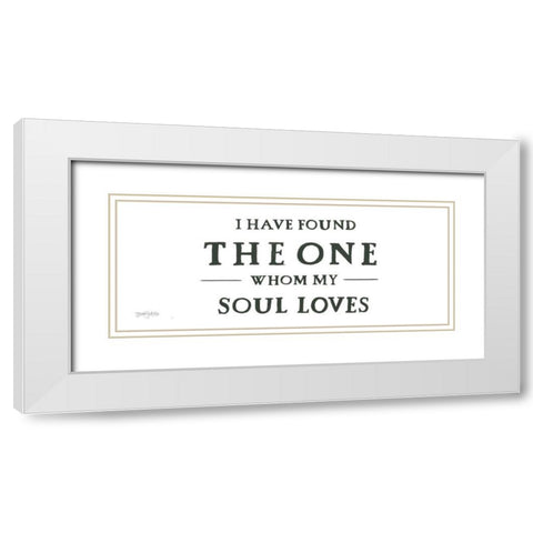 Scripture for Life V No Flowers White Modern Wood Framed Art Print with Double Matting by Jackson, Jenaya