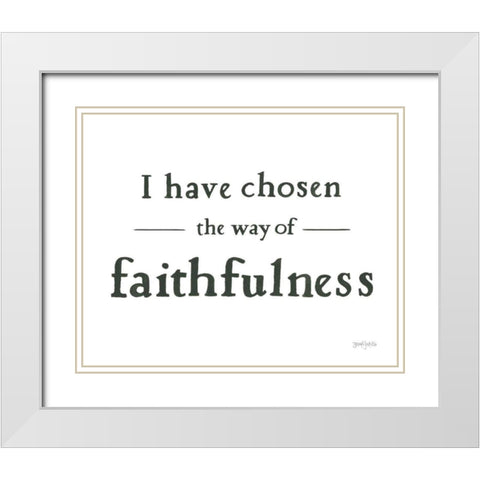 Scripture for Life VI No Flowers White Modern Wood Framed Art Print with Double Matting by Jackson, Jenaya