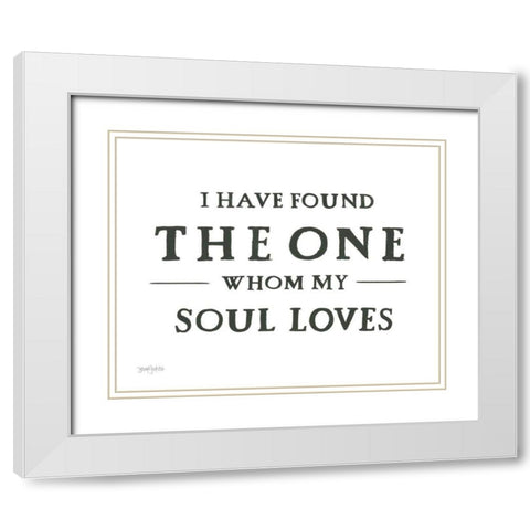 Scripture for Life VII No Flowers White Modern Wood Framed Art Print with Double Matting by Jackson, Jenaya