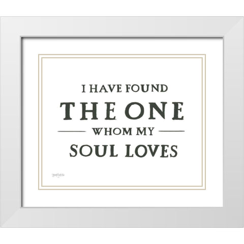 Scripture for Life VII No Flowers White Modern Wood Framed Art Print with Double Matting by Jackson, Jenaya
