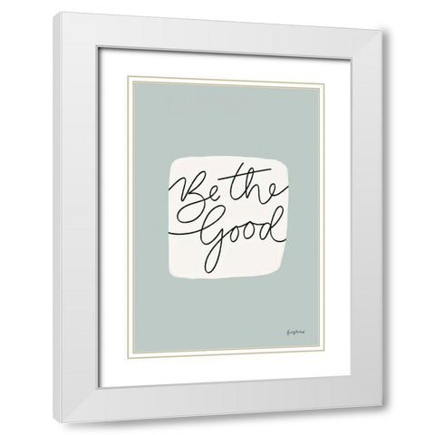 Calm Home VI White Modern Wood Framed Art Print with Double Matting by Thorns, Becky
