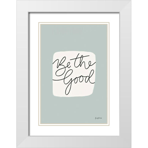 Calm Home VI White Modern Wood Framed Art Print with Double Matting by Thorns, Becky