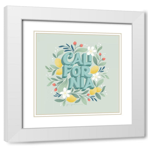 World Cities I White Modern Wood Framed Art Print with Double Matting by Graham, Gia