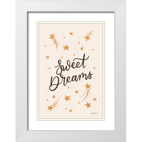 Celestial Boho III White Modern Wood Framed Art Print with Double Matting by Thorns, Becky