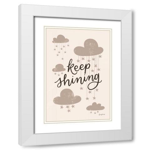 Celestial Boho IV White Modern Wood Framed Art Print with Double Matting by Thorns, Becky