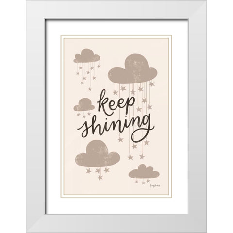 Celestial Boho IV White Modern Wood Framed Art Print with Double Matting by Thorns, Becky
