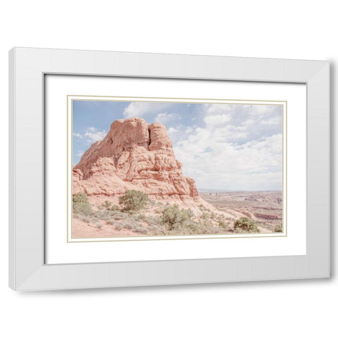 Day Hike I White Modern Wood Framed Art Print with Double Matting by Urquhart, Elizabeth