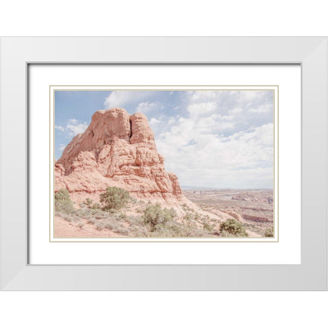 Day Hike I White Modern Wood Framed Art Print with Double Matting by Urquhart, Elizabeth