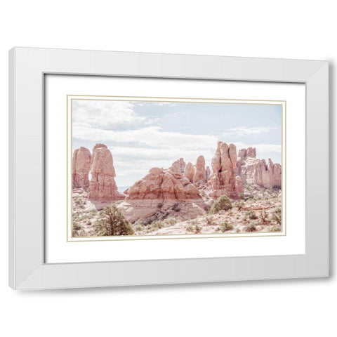 Day Hike II White Modern Wood Framed Art Print with Double Matting by Urquhart, Elizabeth