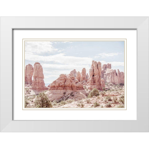 Day Hike II White Modern Wood Framed Art Print with Double Matting by Urquhart, Elizabeth