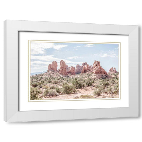 Day Hike III White Modern Wood Framed Art Print with Double Matting by Urquhart, Elizabeth