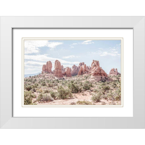 Day Hike III White Modern Wood Framed Art Print with Double Matting by Urquhart, Elizabeth
