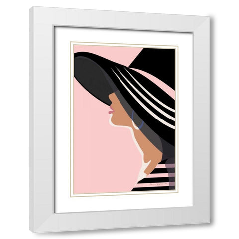 Beach Chic IV Blush White Modern Wood Framed Art Print with Double Matting by Escalante, Omar