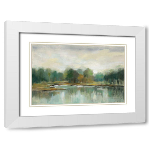 Cool Spring Day White Modern Wood Framed Art Print with Double Matting by Vassileva, Silvia