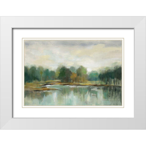 Cool Spring Day White Modern Wood Framed Art Print with Double Matting by Vassileva, Silvia