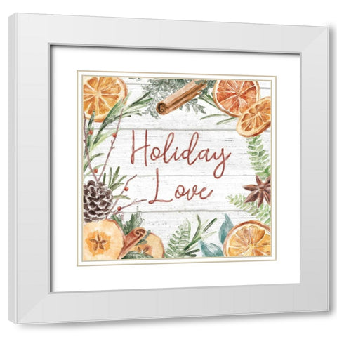 Seasonal Market IV White Modern Wood Framed Art Print with Double Matting by Urban, Mary