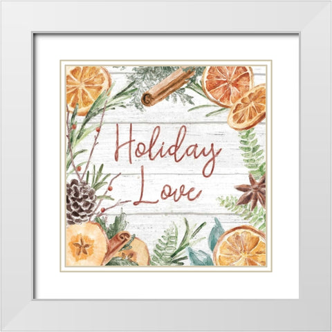 Seasonal Market IV White Modern Wood Framed Art Print with Double Matting by Urban, Mary