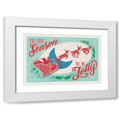 Naughty and Nice I Bright White Modern Wood Framed Art Print with Double Matting by Penner, Janelle