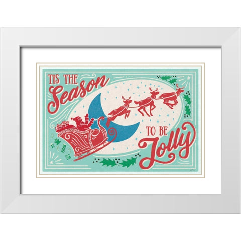 Naughty and Nice I Bright White Modern Wood Framed Art Print with Double Matting by Penner, Janelle
