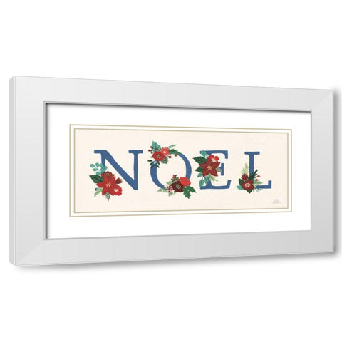 Christmas Wishes IX Dark White Modern Wood Framed Art Print with Double Matting by Marshall, Laura