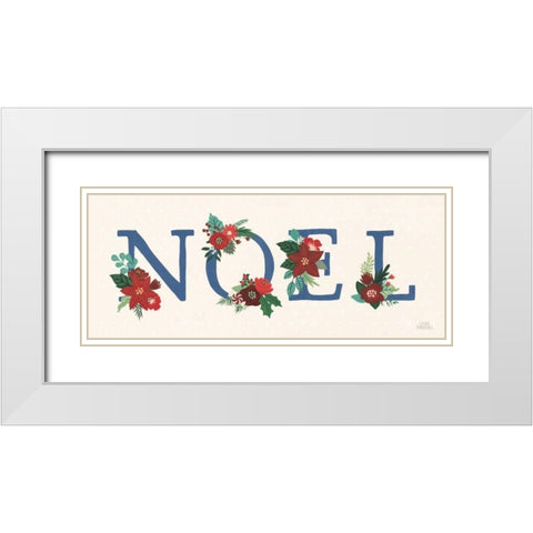 Christmas Wishes IX Dark White Modern Wood Framed Art Print with Double Matting by Marshall, Laura