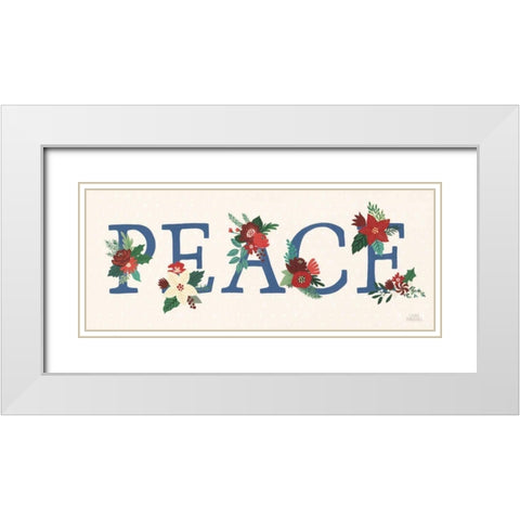 Christmas Wishes X Dark White Modern Wood Framed Art Print with Double Matting by Marshall, Laura