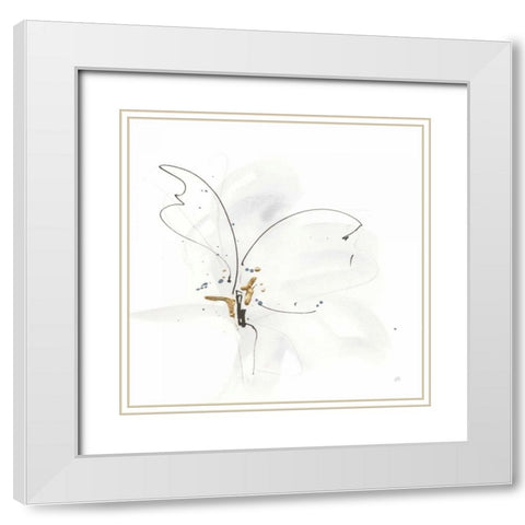 Cool Gray VI White Modern Wood Framed Art Print with Double Matting by Paschke, Chris