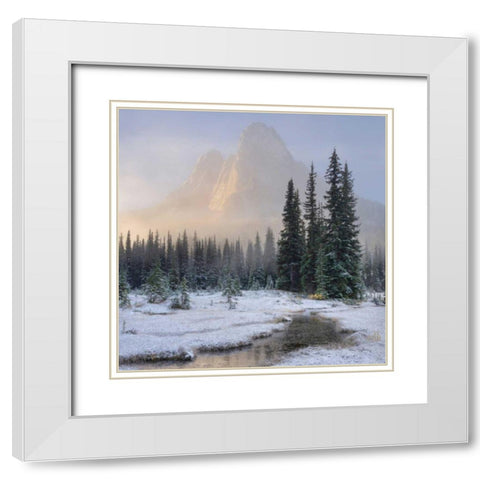 Bell Mountain North Cascades II White Modern Wood Framed Art Print with Double Matting by Majchrowicz, Alan