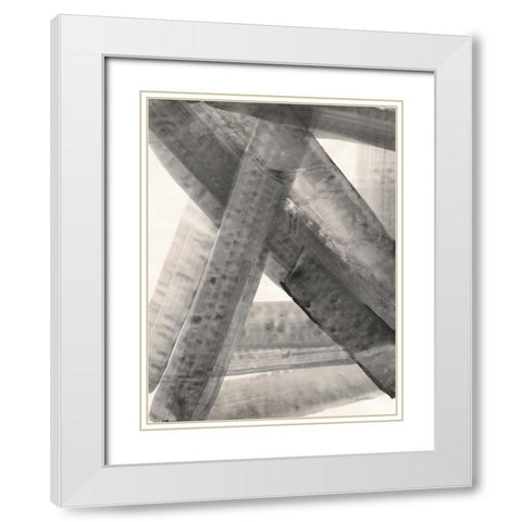 Under the Bridge II White Modern Wood Framed Art Print with Double Matting by Hristova, Albena