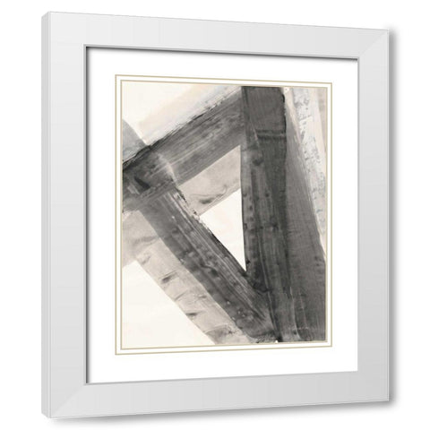 Under the Bridge IV White Modern Wood Framed Art Print with Double Matting by Hristova, Albena