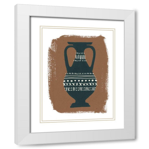 Global Vessels III White Modern Wood Framed Art Print with Double Matting by Hershey, Moira