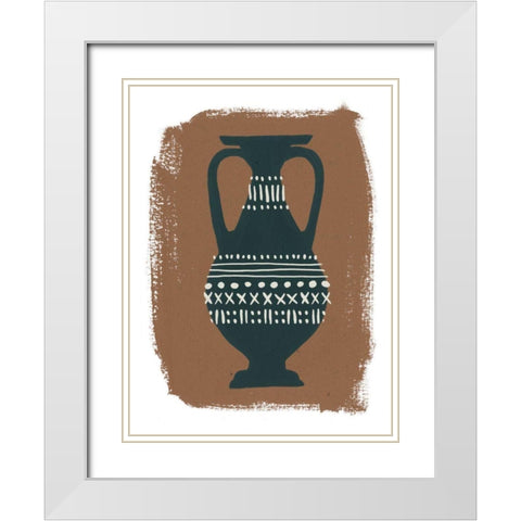 Global Vessels III White Modern Wood Framed Art Print with Double Matting by Hershey, Moira