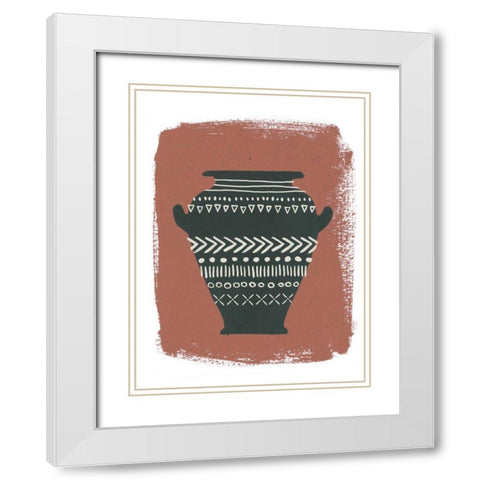 Global Vessels IV White Modern Wood Framed Art Print with Double Matting by Hershey, Moira