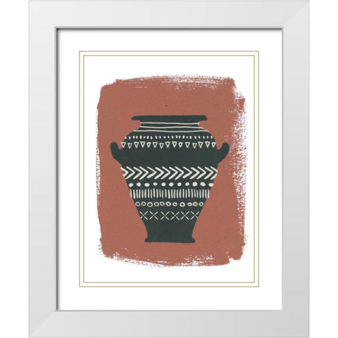 Global Vessels IV White Modern Wood Framed Art Print with Double Matting by Hershey, Moira