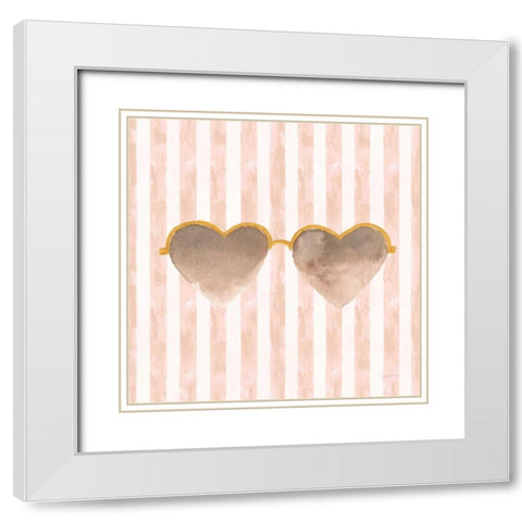 Boss Babe V White Modern Wood Framed Art Print with Double Matting by Jackson, Jenaya