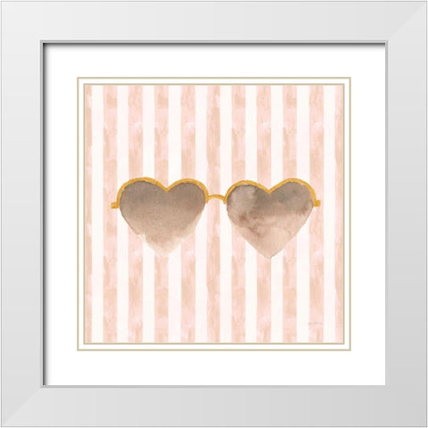 Boss Babe V White Modern Wood Framed Art Print with Double Matting by Jackson, Jenaya