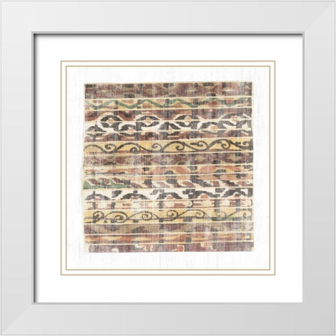 Fragments from Afar II White Modern Wood Framed Art Print with Double Matting by Wild Apple Portfolio