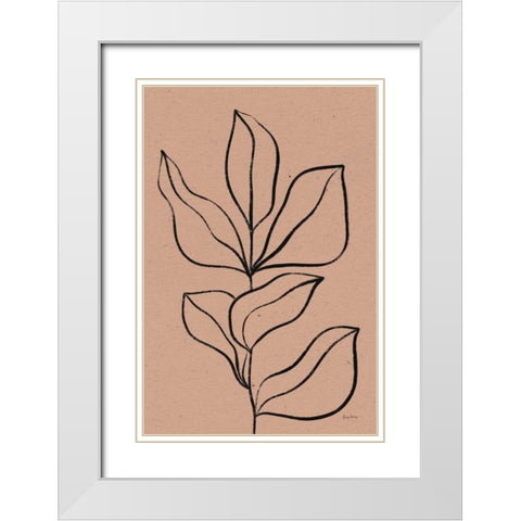 Balance VII White Modern Wood Framed Art Print with Double Matting by Thorns, Becky