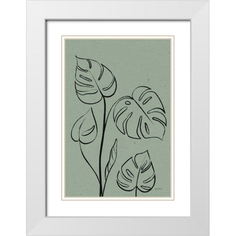 Balance VIII White Modern Wood Framed Art Print with Double Matting by Thorns, Becky