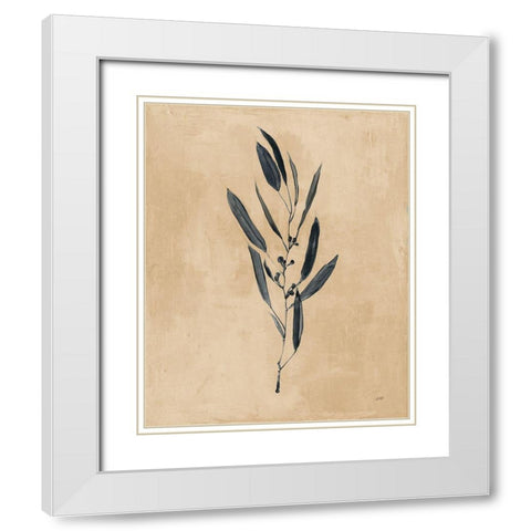 Botanical Study I Brown White Modern Wood Framed Art Print with Double Matting by Purinton, Julia
