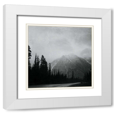 West Coast Wandering III No Words BW White Modern Wood Framed Art Print with Double Matting by Marshall, Laura